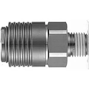 SMC KKA3S-01M-1 KKA 系列 S连接器 不锈钢型 KKA-S-M-1 插座 无单向阀 外螺纹式