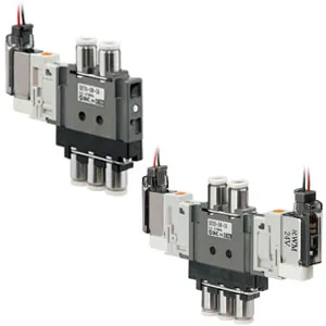 SMC S0716-5M-C2 S0700 系列 5通电磁阀 插头引线式 直接配管型 单体