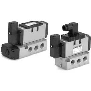 SMC VFR5100-4FZ VFR5000 系列 5通先导式电磁阀 弹性密封 插入式