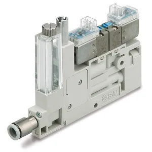 SMC ZQ101UA-K15L-F-00 ZQ□A 系列 薄型真空单元 真空发生器系统 无节能功能 单体