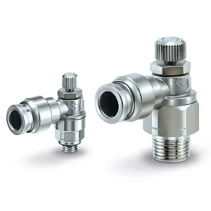 SMC ASG2201-01-06S ASG 系列 带快换接头 不锈钢速度控制阀