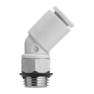 SMC KQ2K06-U02A KQ2K 系列 公制尺寸 Uni快换接头 45°弯头 带密封垫