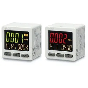 SMC ISE20-P-M-01-LB ISE20 系列 3画面 高精度数字式压力开关 正压用