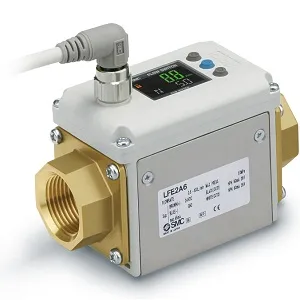 SMC LFE1B3Z-X8 LFE 系列 3色显示 电磁式数字式流量开关 显示一体型