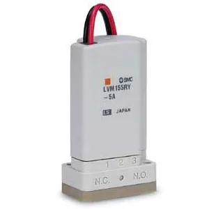 SMC LVM155RHY-6A-Q LVM15/150 系列 小型化学液用直动式2·3通电磁阀 底板配管型