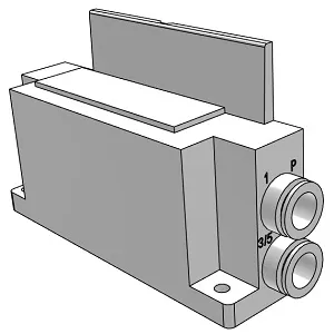 SMC SY30M-1-1A-C8 SY3000·5000·7000 系列 集装式零部件型号 供排气块组件 附属品
