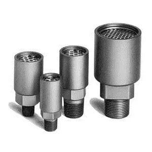 SMC 2510-002 25 系列 消声器 金属外壳型