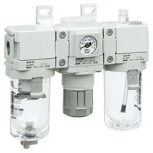 SMC AC40-04DG-D AC20-D～AC40-D 系列 空气组合元件 空气过滤器+减压阀+油雾器