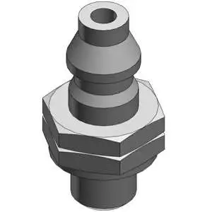 SMC 10-M-3AU-4 10-M 系列 洁净系列 微型管接头 M3系列 聚氨酯管用倒钩接头