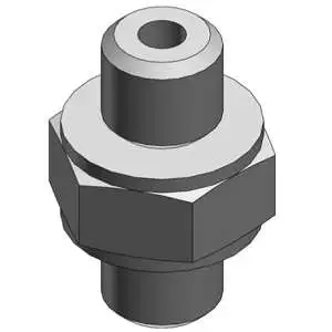 SMC 10-M-3N 10-M 系列 洁净系列 微型管接头 M3系列 直通锁紧接头