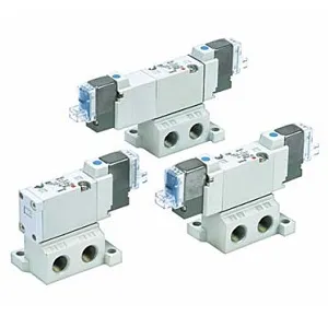 SMC 10-SYJ3243-5MZ 10-SYJ3000 系列 洁净系列 5通电磁阀 弹性密封 底板配管型 单体阀