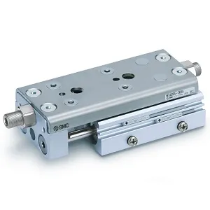 SMC 25A-MXQ6A-10ZD 25A-MXQA 系列 对应二次电池 气动滑台 两侧配管型