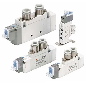 SMC 30-SY5220-5G-01 SY3000·5000·7000·9000 系列 5通电磁阀 直接配管型/单体 符合UL规格