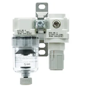 SMC AC10B-M5CG-A AC10B-A 系列 空气组合元件:空气过滤器+减压阀