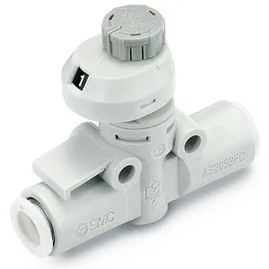 SMC AS1002FSG-04 AS-FSG 系列 带刻度的速度控制阀 不锈钢系列 直通型