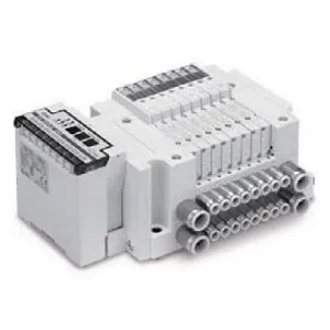SMC JJ5SY3-10S3V-16B-C6 JSY1000/3000/5000 系列 紧凑型5通电磁阀 插入式插件连接底板 对应EX120 10型集装式