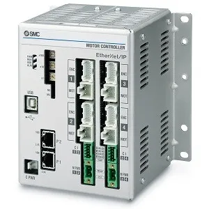 SMC JXC938 JXC93 系列 4轴步进电机控制器 EtherNet/IPTM型 控制器单体