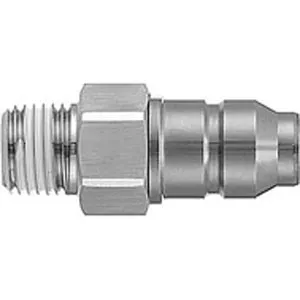 SMC KKA9P-10M KKA 系列 S连接器 不锈钢型 KKA-P-M 插头 带单向阀 外螺纹式