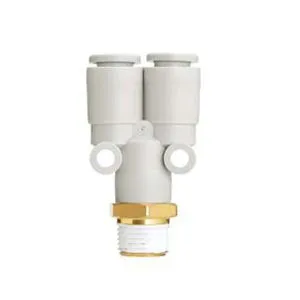 SMC KQ2U06-01A-X35 KQ2U 系列 公制尺寸 快换接头 Y形接头 带密封剂