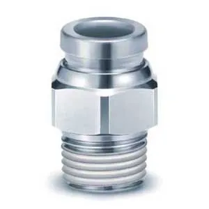 SMC KQB2H07-N02S KQB2 系列 英制尺寸 金属快换接头 KQB2H-Inch 直通接头