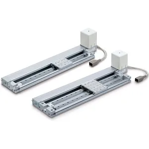 SMC LEMH25T-450-R81N1D LEMH/HT 系列 电动执行器/薄型无杆型 直线导轨1轴型·2轴型 步进电机(带编码器DC24V)