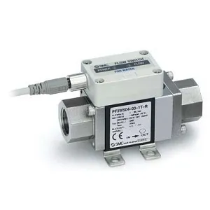 SMC PF3W540-F06-1 PF3W 系列 3色显示 水用数字式流量开关 分离型传感器部
