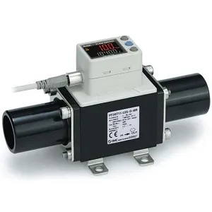 SMC PF3W711-U25-D-M PF3W 系列 3色显示 氯乙烯制配管对应数字式流量开关 显示一体型