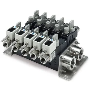 SMC PF3WB03B-W720-04-A-M PF3WB 系列 一体型 水用数字式流量开关/集装式 基本型