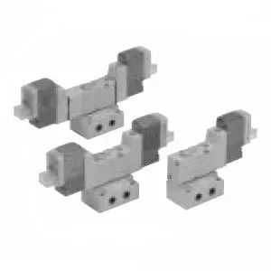 SMC SYJ3140-5MZE-M5 SYJ3000 系列 5通先导式电磁阀 弹性密封 底板配管型 单体阀