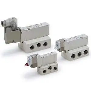 SMC VQZ2451-5LOB1 VQZ1000·2000·3000 系列 5通先导式电磁阀 底板配管型 插头引线组件 单体