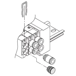 SMC VVQZ100-CP 堵头