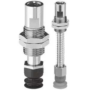 SMC ZP3-T10BGNK10-04 ZP3 系列 真空吸盘 带缓冲器 紧凑型 Φ4、Φ6、Φ8:风琴型 Φ10、Φ13、Φ16:带肋风琴型