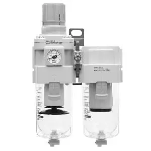 SMC AC30D-03CM-R-B AC20D-AC40D-B 系列 空气组合元件:过滤减压阀+油雾分离器