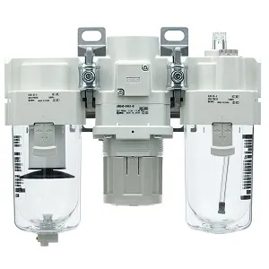 SMC ACG30-03G1-SV-B ACG20-B～ACG40-B 系列 空气组合元件 空气过滤器+减压阀+油雾器