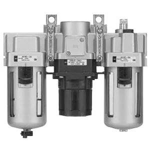 SMC ACG40-F04DG1 ACG 系列 空气组合元件 元件构成:过滤器,内置压力表减压阀,油雾器