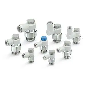 SMC AS2201F-U01-08A AS 系列 Uni-带快换接头的速度控制阀