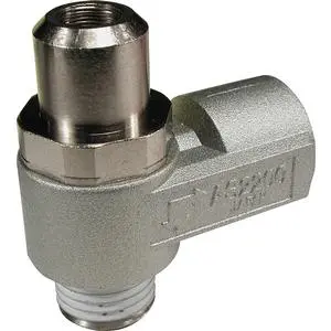 SMC AS3210-F03-ST AS□2□0-T 系列 用专用工具调节速度控制阀 标准型 金属阀体 弯头型