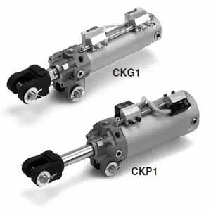 SMC CKG1A63-200YAZ CKG1-Z/CKP1-Z 系列 夹紧气缸 带耐强磁场磁性开关 杆安装型