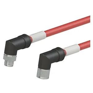 SMC EX9-AC005MJ-SAPA 对应CC-Link的通信电缆 两侧带弯头
