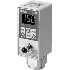 SMC ISE75H-02-67-M ISE75H 系列 2色显示 数字式压力开关 一般流体用 15MPa