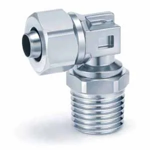 SMC KFG2V0704-N01 KFG2V 系列 英制尺寸 SUS316嵌入式管接头 KFG2V-Inch 可旋转弯头