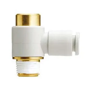 SMC KQ2VF10-03AS KQ2VF 系列 公制尺寸 快换接头 带内螺纹的万向弯头 带密封剂
