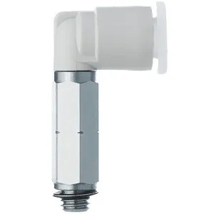 SMC KQ2W06-M5G1 KQ2W-G 系列 公制尺寸 快换接头 不锈钢系列 加长弯头 连接螺纹:M