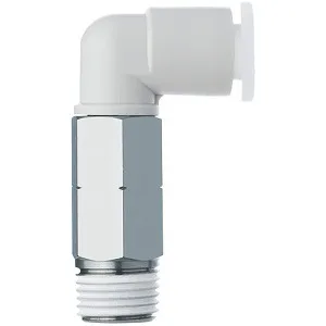 SMC KQ2W08-01GS KQ2W-G 系列 公制尺寸 快换接头 不锈钢系列 加长弯头 连接螺纹:R