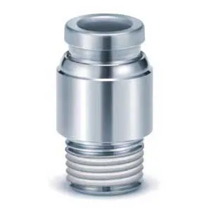 SMC KQB2S11-N02S KQB2 系列 英制尺寸 金属快换接头 KQB2S-Inch 带内六角孔直通接头