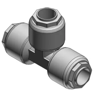 SMC LQ1T32-ST2 LQ1T 系列 省空间双管T形接头 管子连接