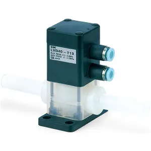 SMC LVD32-T10 LVD-T 系列 化学液用气控阀 小型 管子伸出