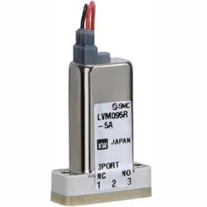 SMC LVM09R3-5C-6-Q LVM09/090 系列 小型化学液用直动式2·3通电磁阀 底板配管型