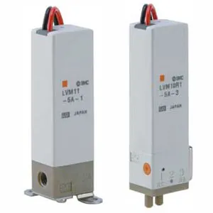 SMC LVM102R-5A-2-Q LVM10/100 系列 小型化学液用直动式2·3通电磁阀 直接配管型