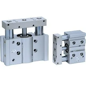 SMC MGPS50-25-XC22 MGPS 系列 带导杆薄型气缸 强力导杆型